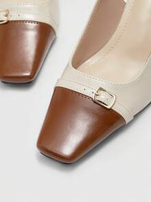 CUCCOO BIZCHIC Zapatos de tacón alto para mujer - Albaricoque - Ver 8