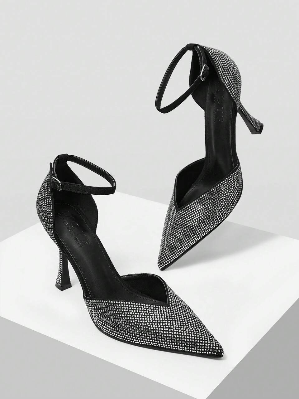 LUXURIOUS RHINESTONE HOLLOW STILETTO HIGH HEELS FOR WOMEN, FOR VALENTINE'S DAY, SPRING SHOES, SPRING BREAK EASTER PROM HEELS VALENTINE'S DAY