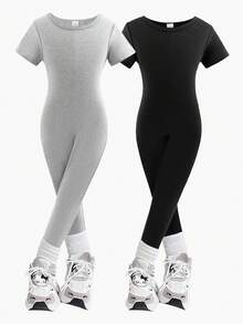 Young Girls Bodysuits & Jumpsuits - Multicolor - View 1