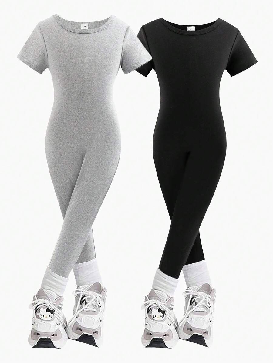 Young Girls Bodysuits & Jumpsuits - Multicolor - View 1