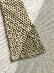 Soleia Beach Outfit For Women Summer Outfits  Vacation Outfits Women Women's Summer Vacation Beach Starfish Crochet Flare Sleeve Cover Up Cover Up - Khaki - View 5