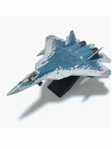 1 Piece, F14 SU57 F22 B2 SU25 A10 Fighter Jet And Bomber Aircraft Model, Miniature Scale Model, Plastic Building Block Airplane Model, Collectible Creative Gift, Suitable For Age 14+
