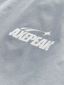 AXEPEAK Camiseta de manga corta casual y holgada de punto para hombre, con un estilo moderno y juvenil - Multicolor - Ver 3