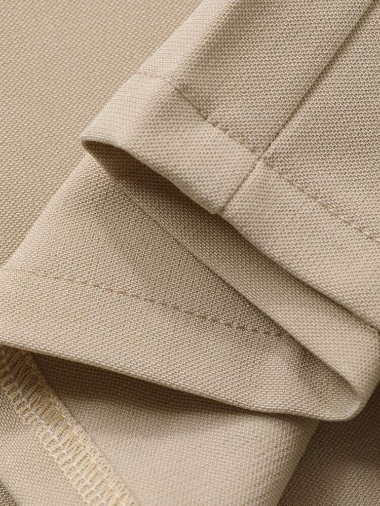 2pcs Tween Girl Tween Girls Solid V-Neck Sleeveless Vest + Wide Leg Pants Set, Fall Summer