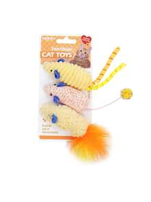 PETSIN 1 Piece Pet Mouse Cat Toy; Pet Self-Entertainment Toy To Relieve Boredom; Pet Tooth Grinding And Tooth Cleaning Toy; Cat Toy; Pet - Multicolor - View 8