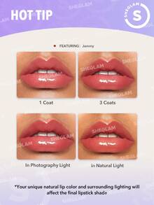 SHEGLAM Glaze Daze 唇蜜-Apple Spice 品牌美妝化妝品 適合女士與女孩 - Apple Spice - 查看 9