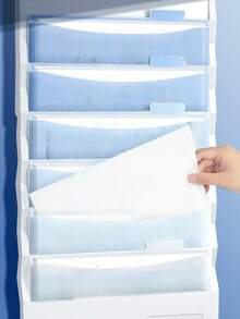 1 Piece Hanging File Folder Expandable Graded Color File Bag Collapsible Storage For School Office Document Organization A4 Paper Student Teacher Supplies