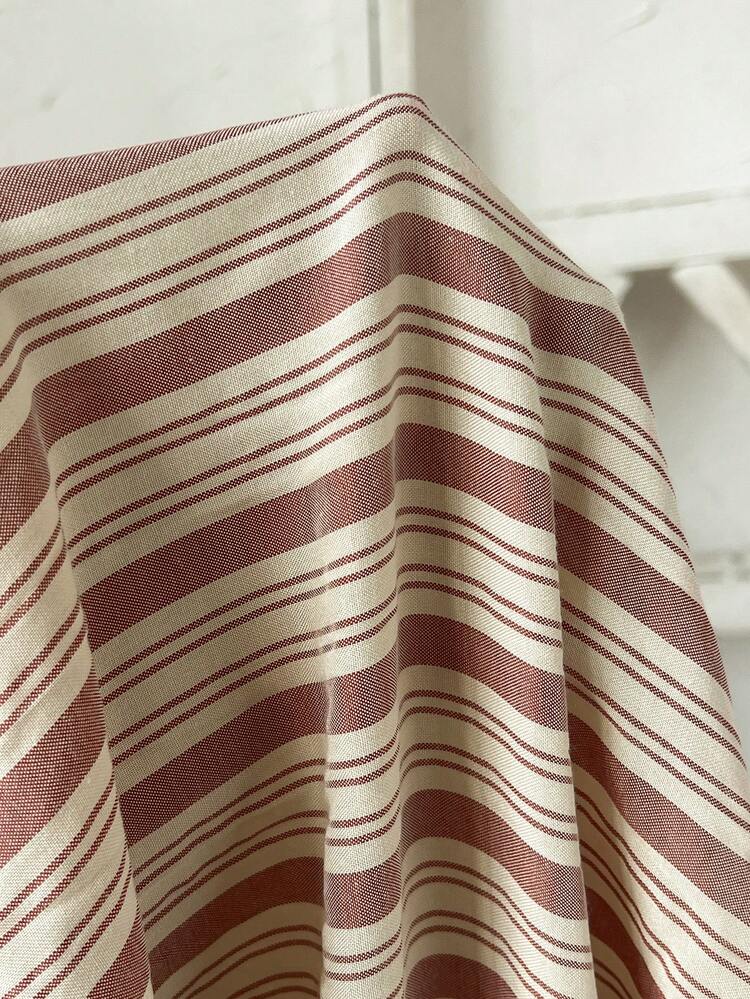 Plus Size Women's Summer Casual Vacation Country Round Neck  Sleeveless Red Striped Cable Dress, Spring/Summer,Summer Holiday,Spring Break Outfits ,Vacation Outfits Women ,Holiday Outfits For Women,Going Out Outfits,2026 New Clothes,Simple And Fashionable For Everyday Wear,Casual Dresses For Women,Flowy Long Dress , French Style Dress, Picnic Dress For Woman,Suitable For Summer, Vacation, Commute, Daily Wear, Summer Dresses