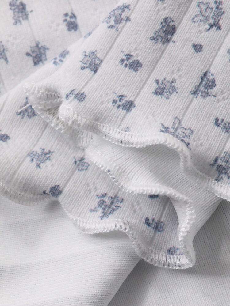 Women's All-Over Print Single-Breasted Long Sleeve Top And Wide Leg Pants Casual Loungewear Set
