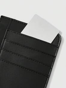 ROMWE Grunge Punk Black Gothic Heart Print Personalized Change Purse - Black A - View 3