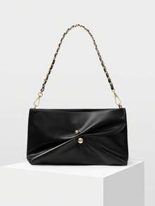MOTF 女士精致链条手提包 - 黑色 - 查看 2
