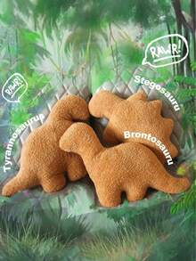 Đồ chơi gặm hình gà viên khủng long cho thú cưng, Brontosaurus, Stegosaurus, Tyrannosaurus - Đồ chơi gà viên khủng long, Quà tặng sinh nhật, Đồ trang trí tiệc theo chủ đề khủng long, Ngày lễ tình nhân, Quà tặng cho mèo/chó - Nhiều màu - Xem 8