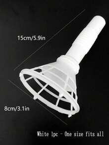 1pc 白色实心泡沫半球,手工DIY插花,婚礼装饰,蛋糕模具,商场装饰,婚礼场景球,绘画DIY早教太阳系制作半圆形泡沫球,插花泡沫球,半圆形球婚庆路花,插花球,婚礼道具,婚礼用品 - 白色 - 查看 16