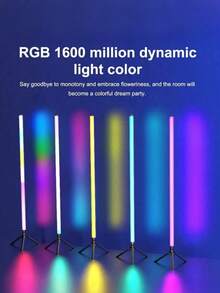 1 USB Smart LED Corner Floor Lamp RGB Multi Color Atmosphere Light For Game Room Dance Party Living Room Bedroom Gaming Decor Modern Essential Home Accessory - Multicolor - View 9