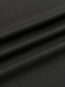 Manfinity Dauomo 男士休闲渐变字母印花短袖T恤，夏季 - 彩色 - 查看 5