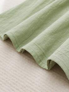 SHEIN 女婴可爱甜美绿色碎花宽松罩衫连衣裙 - 彩色 - 查看 7