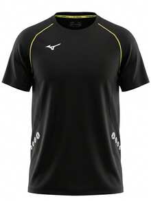 Mizuno Men's Sports T-Shirts - Black - View 1