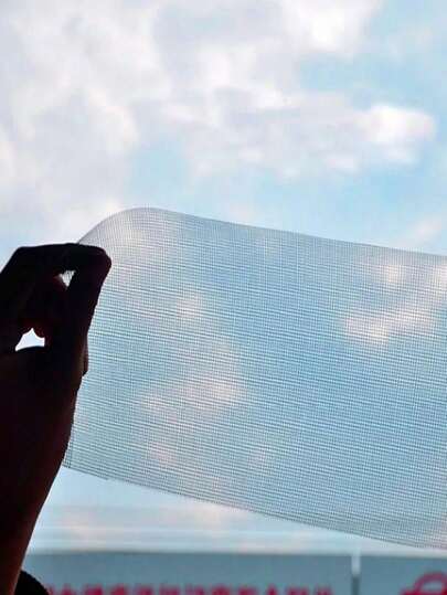 1 Piece Black Lace Window Curtain With Black Edge, Four Seasons Mosquito Repellent, Living Room And Bedroom Mosquito Repellent Window Curtain, Self-Adhesive Reusable Mosquito Net, Elegant And Simple Design, Tightly Woven, Light And Thin Window Screen, Ventilation, Washable, Handmade Home Decoration