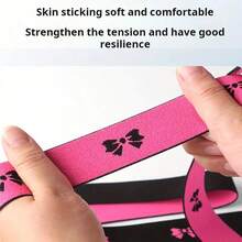 4Pcs Adjustable Elastic Wig Bands, Polyester Non-Textile Weaving, Edge Laying Bands, Lace Front Melting Straps, Normal Hair Type Compatible, Wig Securing Accessory - Multicolor - View 8