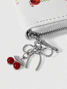 ROMWE Kawaii White Base Fruit Combination Short Wallet - Fruit combination - View 4