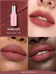 SHEGLAM Lip Veil Son MôI ĐệM Nhẹ-High Key ThươNg HiệU LàM đẹP Trang đIểM Mỹ PhẩM Cho Phụ Nữ Và Cô GáI HoàN HảO Cho MùA Hè MùA XuâN Lý TưởNg Cho Y2K ThờI Trang Sang TrọNg Phù HợP Cho Sinh NhậT NgàY CủA Mẹ Quà TặNg TiệC SẵN SàNg MàU SắC TốT NhấT - High Key - Xem 2