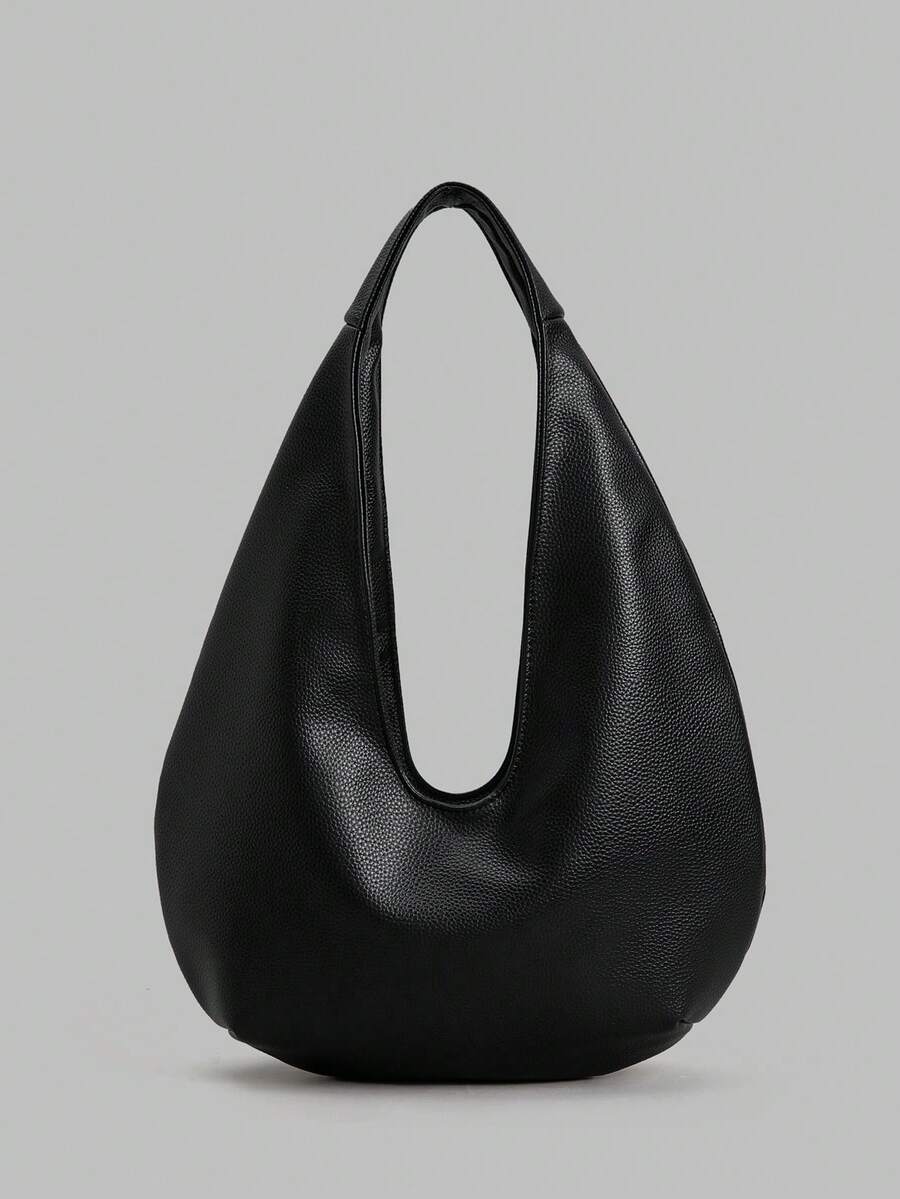 Ontre Women's Fashion Versatile Commuter Casual Shoulder Bag - Black - View 1