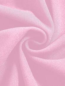 Girls' Casual All-Match Versatile Commuting Ladylike Urban Knit A-Line Ruffle Hem Mini Skirt - Pink - View 5