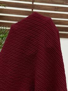 Boho Mama 2pcs Maternity Casual Solid Color Ribbed Knit Tank Top And Adjustable Waist Shorts Set, Summer - Burgundy - View 8