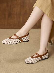 MOTF ZAPATOS PLANOS PARA MUJER - Albaricoque y Marrón - Ver 5