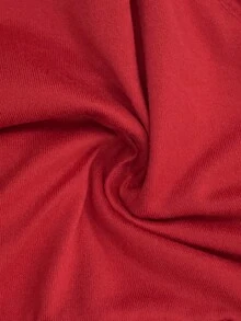 SHEIN BAE 女士性感蕾丝拼接抹胸连体衣，适合夜店派对、鸡尾酒会、日常性感穿搭、节日、假日、万圣节、圣诞节等场合。 - 紅色 - 查看 7