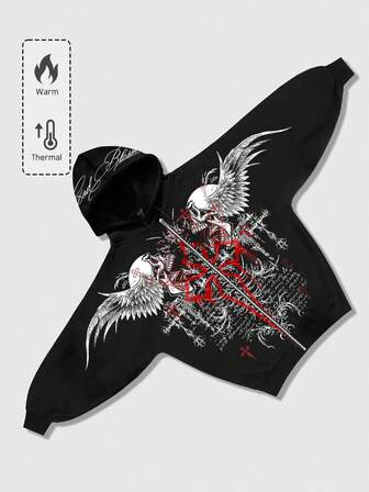 Unisex lässiger Fledermausärmel Loose Kapuzenpullover, Paar Sweatshirt für Frühling, Herbst & Winter