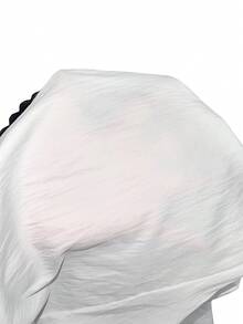 K-Vae 女士休闲日常撞色蕾丝抽绳腰裤 - 白色 - 查看 7