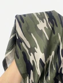 Resyla 女士休闲迷彩数码印花吊带背心 - 彩色 - 查看 5