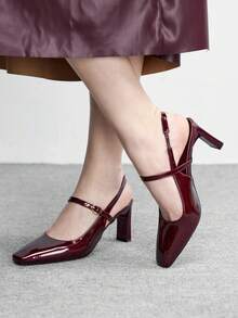 CUCCOO BIZCHIC Women Pumps - Burgundy - View 7