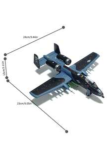 1 Piece, F14 SU57 F22 B2 SU25 A10 Fighter Jet And Bomber Aircraft Model, Miniature Scale Model, Plastic Building Block Airplane Model, Collectible Creative Gift, Suitable For Age 14+