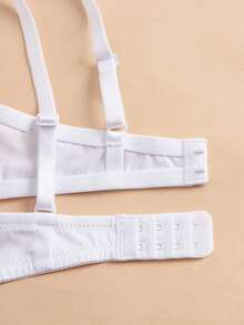 DesireSculpt 2pcs Smooth Seamless Wireless Lightly Padded Supportive Basic Everyday Bras - Multicolor - View 4