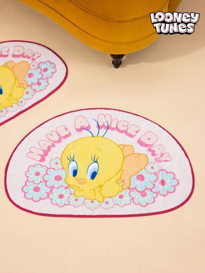 LOONEY TUNES X Joivida 1pc Rug – Licensed Cartoon Floor Mat, Soft Plush Home Decor