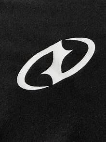 EASEVO Áo thun dài tay nam kiểu dáng thường ngày, phối màu đen, dáng ôm, cỡ lớn, mùa hè. - màu đen - Xem 8