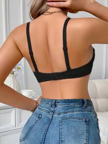 DesireSculpt 2pcs/Set Women's Black Underwire Bras - Black - View 2