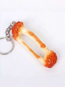 Joivida 逼真鸡翅骨包包挂饰 - 酷炫有趣的钥匙扣，可挂在背包、钱包上，也可作装饰品，是送给青少年朋友的好礼物