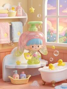 POKOJA LAND 盲盒（非毛绒填充），适合作为节日礼物送给朋友。泡泡浴主题盲盒人偶（12个普通款+6个惊喜款+2个隐藏款） - ABS材质可爱收藏人偶，配有沐浴配件，趣味十足的沐浴场景人物玩偶，是送给亲朋好友的贴心礼物，也是桌面/展示装饰和可爱人偶爱好者的理想之选。 - 潮玩盲盒 - 查看 7