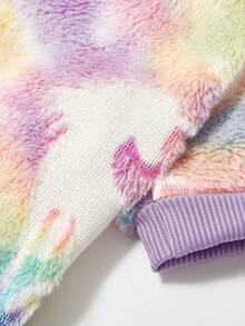 PETSIN 1pc Colorful Unicorn Glow-In-The-Dark Fleece Pet Sweatshirt - Multicolor - View 10