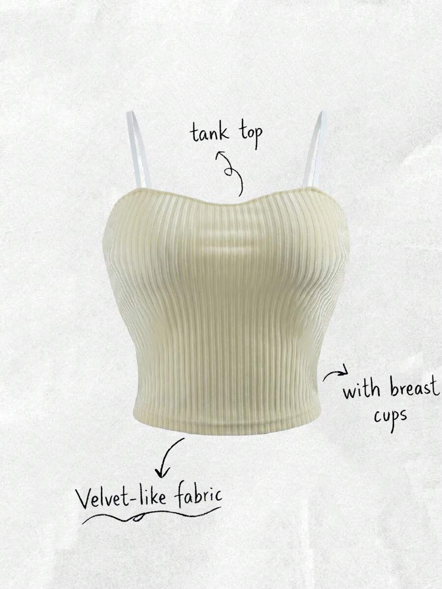 Olithes Elegante y de moda camiseta de tela texturizada de color blanco brillante, adecuada para usar en capas o sola, para mujer, otoño/invierno - Amarillo claro - Ver 1