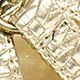 Gold metal PU