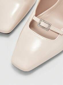 CUCCOO BIZCHIC Women's Fashion Versatile Commuting Minimalist Pointed Toe Pumps For Christmas Spring Shoes - Apricot - View 6