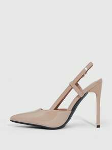 CUCCOO SZL Women's Elegant Pointed Toe Pumps For Commuting Valentine's Day - Mirror apricot - View 8