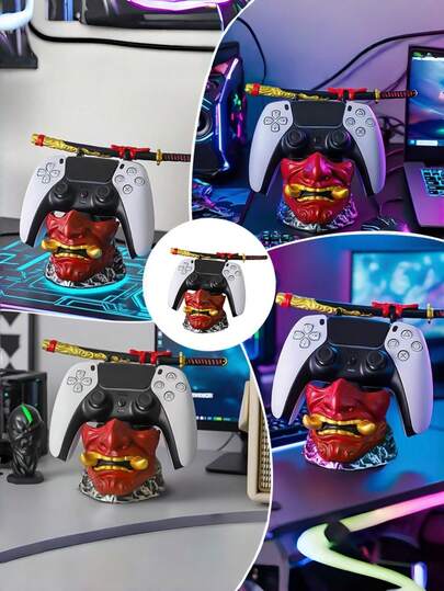 Zazumi 1 Peça Suporte de Controlador de Jogo de Plástico ABS de Alta Qualidade para Nintendo Switch, Decoração Estética de Mesa, Suporte de Exibição, Acessório de Jogos, Ideal para Presente de Aniversário de Jogador