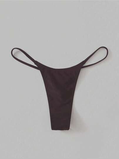 Oceva Quần bikini dây mảnh gợi cảm, màu trơn, thời trang.