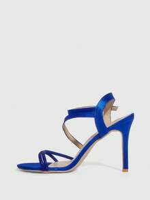 CUCCOO SZL Women Gladiator Sandals Valentine's Day - Blue - View 4