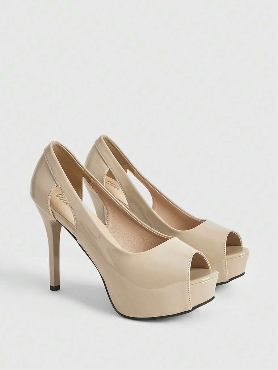 CUCCOO LuxiPop Women Pumps Valentine's Day - Apricot - View 1